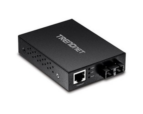 TRENDNET  TFC-GMSC      SC Fiber Converter, 1000 Base-T to 1000 Base-SX, Multimode, 100 to 240 Volt AC, 5 Volt DC, 9 Kilobyte Frame, 2.95