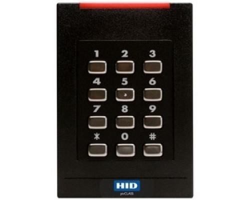 HID GLOBAL CORPORATION 921NMNNEKEA002   iClass Reader, RK40, Wall Switch Keypad, No Prox, SIO/SEOS + Legacy + mobile ID, Elite Keyset, Wiegand, Pigtail Cable: 18