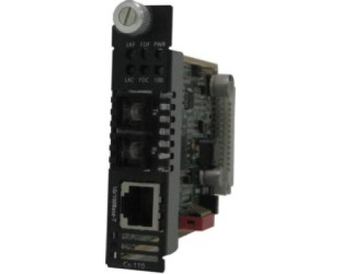 PERLE SYSTEMS 05052510   Managed 10/100Base-TX Media And Rate Converter Module, 10/100Base-TX RJ-45 100 m/328 ft, To 100Base-ZX 1550nm Single-mode SC 120 km/74.6 Miles. Managed or Unmanaged Operation