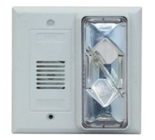 EDWARDS SIGNALING  6536B-G5               Horn/Strobe, 17 Candela, 24 Volt AC/DC, 0.175/0.125 Ampere, 50/60 Hertz, 92 dB/1 Meter, 82 dB/10’, 4-1/2