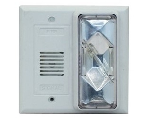 EDWARDS SIGNALING  6536B-G5               Horn/Strobe, 17 Candela, 24 Volt AC/DC, 0.175/0.125 Ampere, 50/60 Hertz, 92 dB/1 Meter, 82 dB/10’, 4-1/2