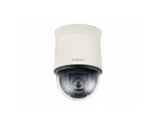 HANWHA VISION QNP-6230        WIsenet Q Network Indoor PTZ Camera, 2MP, Full Hd 1080p 30fps, H.265/H.264/MJPEG, Optical Zoom Lens 23x 4.44-102.1mm , 120dB WDR, True D/N, 500/sec Pan, SD/SDHC/SDXC, 24vac/PoE+