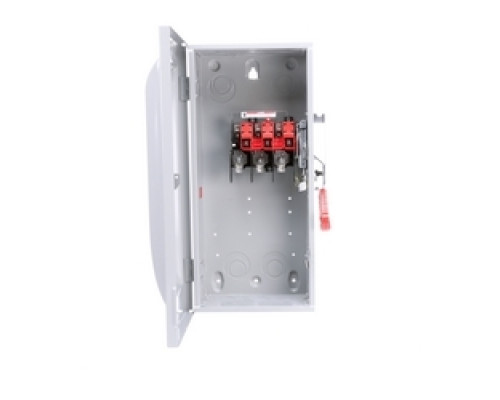 SIEMENS  US2:HNF363      Safety Switch, Non-Fusible, Single Throw, Heavy Duty, 480/600 Volt AC, 600 Volt DC, 100A, 100 HP at 3 Phase, 3 Pole, Steel, NEMA 1, For Indoor