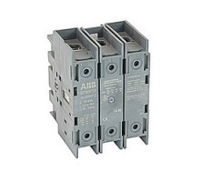 ABB  OT60FT3      3 pole, 60 amps rated at 600 V AC, UL 98, door mounted open non-fusible disconnect switch