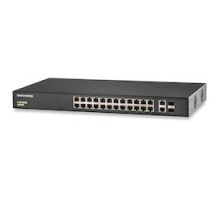 SIGNAMAX  FO-SC10020      C-100 24 Port Fast Ethernet PoE+ Switch with 2 SFP Ports