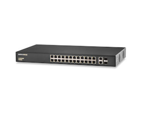 SIGNAMAX  FO-SC10020      C-100 24 Port Fast Ethernet PoE+ Switch with 2 SFP Ports