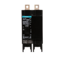 SIEMENS  US2:BQD220      Molded Case Circuit Breaker, Thermal Magnetic, Panelboard Mount, 2 Pole, 480 Star/277 Volt AC, 50/60 Hertz, 125/250 Volt DC, 20A, 14 kA Interrupting Rating