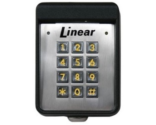 LINEAR CORPORATION  ACP00748  AK11      Door Entry System Keypad, Digital, Keyless, Standalone, Surface Mount, 12 to 24 Volt AC/DC, 150 Milliampere, 4