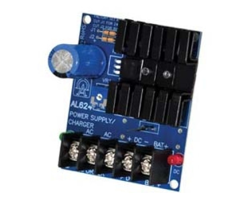 ALTRONIX  AL624      Linear Power Supply Charger, Single Class 2 Output, 6/12/24VDC @ 1.2A, 16 to 24VAC, Board