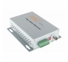 KBC NETWORKS  FCHA1-M1T-WSA      1-ch point-to-point simplex video with up-the-coax telemetry transmitter, 2-ch duplex contact closures, 1 fiber, 1310/1550 nm multimode, 12 dB optical loss budget, ~4km range. Desktop unit, ST connector, US power pl