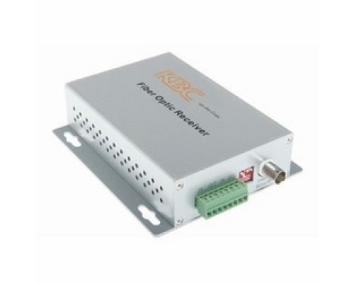 KBC NETWORKS  FCHA1-M1T-WSA      1-ch point-to-point simplex video with up-the-coax telemetry transmitter, 2-ch duplex contact closures, 1 fiber, 1310/1550 nm multimode, 12 dB optical loss budget, ~4km range. Desktop unit, ST connector, US power pl
