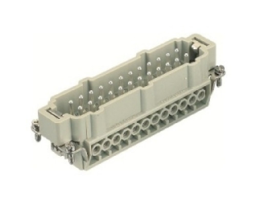 HARTING  09330242601  9330242601      Han E Male Insert: Han E 24 Position M Insert Screw