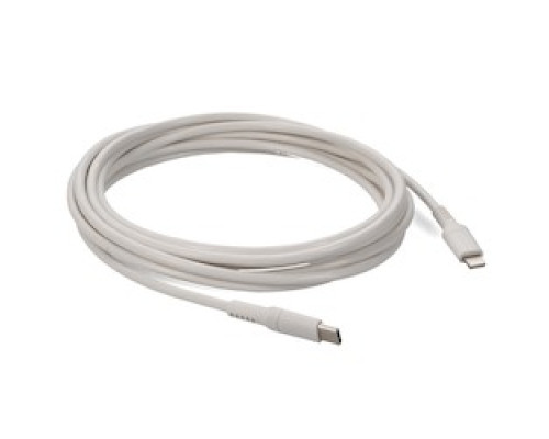 PROLABS USBC2LGT1MW-C   1.0m 3.3ft USB 3.1 Type C Male to Lightning Male White Sync and Charge Cable