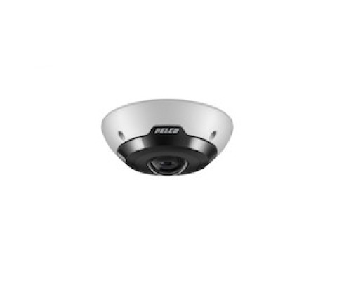 PELCO  IMF82-1ERS               8MP Fisheye Environmental built In IR Illumination Surface Mount IP Camera Client Side Dewarping True WDR 30 FPS Smart Analytics