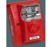 POTTER ELECTRIC  4890011  S-24WW              Wall Mount Strobe, Screw Clamp, 24 Volt DC, 4.5