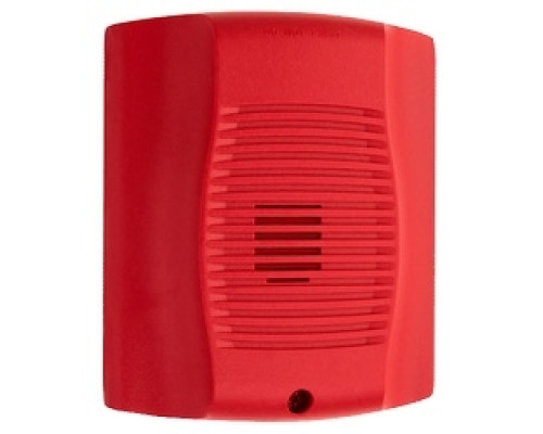 SYSTEM SENSOR  HRK-R               Horn, 12/24 VT, Outdoor, Wall/Ceiling Mount, Red