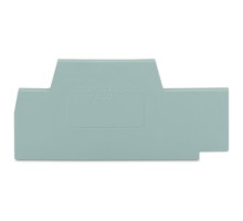 WAGO CORPORATION  280-342      END AND INTERMEDIATE PLATE 2.5 MM .098 IN GRAY