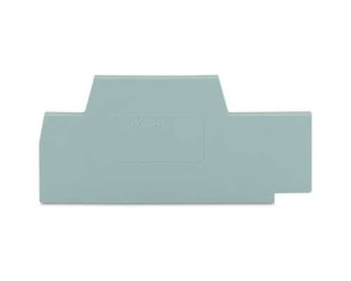 WAGO CORPORATION  280-342      END AND INTERMEDIATE PLATE 2.5 MM .098 IN GRAY