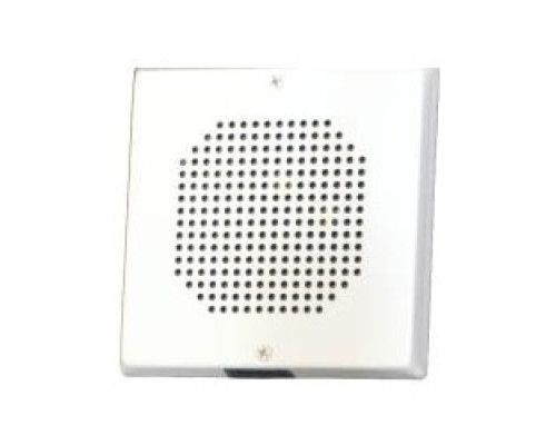 WHEELOCK  ET70-W               Wall/Ceiling Speaker, Low Profile, 25/70 Volt RMS, 1/8 to 8 Watt Field Selectable Tap, 400 to 4000 Hertz, 93 dB at 10’ Sound Output, White