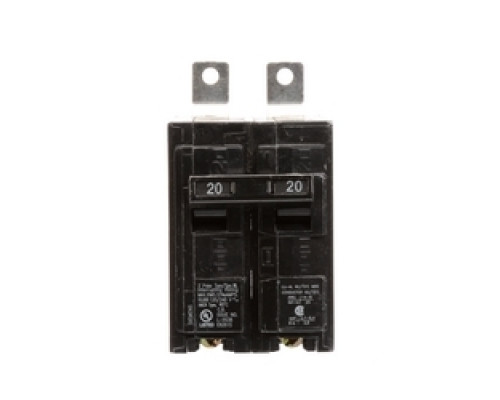 SIEMENS  US2:B220      Molded Case Circuit Breaker, Thermal Magnetic, Bolt-On, 2 Pole, 120/240 Volt AC, 60 Hertz, 20A, 10 kA Interrupting Rating