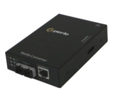 PERLE SYSTEMS 05050514   10/100Base-TX Media And Rate Converter, 10/100Base-TX RJ-45 100 m/328 ft, To 100Base-ZX 1550nm Single-mode SC 120 km/74.6 Miles, USA Power Cord