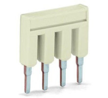 WAGO CORPORATION  2004-405      Push-in Type Jumper Bar, Insulated 5-way, Light Gray
