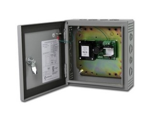 COMMAND ACCESS TECHNOLOGIES  PS1      Regulated Power Supply, 1-Lock, 1-Input/Output, 120 Volt AC 60 Hertz Input, 24 Volt DC at 1 Ampere Output, For Exit Device