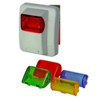 GENTEX CORP  904-1330-002  GECB24PWW              Colored Lens Horn/Strobe, Low Profile, 24 Volt DC, 100 dBA, 18 to 12 AWG, Wall Mount, Plain, 4.5