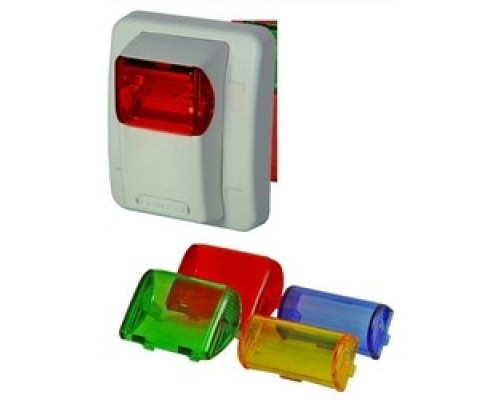 GENTEX CORP  904-1330-002  GECB24PWW              Colored Lens Horn/Strobe, Low Profile, 24 Volt DC, 100 dBA, 18 to 12 AWG, Wall Mount, Plain, 4.5