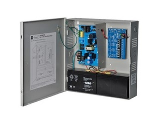 ALTRONIX  SMP5PMP4CB      Power Supply Charger, 4 PTC Outputs, 12/24VDC @ 4A, 115/220VAC, Supervision, BC300 Enclosure