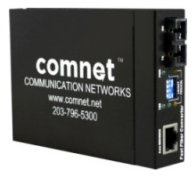 COMNET COMMUNICATION NETWORKS  CWFE2SCS2      Commercial Grade 100 Mbps Media Converter, SM, 2 Fiber, SC Connector, Power Supply Included