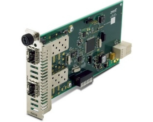LANTRONIX  C4110-4848      ION Fiber to Fiber Media Converter Module, 1 Gbps to 11.5Gbps Fiber Repeater, 2 Open SFP+ Slots