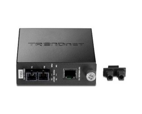 TRENDNET  TFC-110S15      SC Fiber Converter, 100 Base-TX to 100 Base-FX, Single-Mode, 7.5 Volt DC, 1.8 Watt, 1518 Byte Frame, 3.46