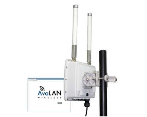 AVALAN WIRELESS SYSTEMS INC  AW58300HTA      Wireless Ethernet Access Radio, Outdoor, 5.8 Gigahertz, 300 Mbps, With Heavy Duty Pole Mount Bracket, PoE Injector, 18 Volt DC Power Supply