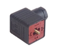 HIRSCHMANN  932214100      GDM 3009 J black; Cable Socket with central screw M 3 x 35, 3 contacts + PE, PG9, Type A, DIN EN 175 301-803-A