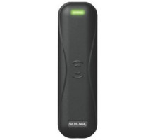 SCHLAGE ALLEGION BRAND  MT11-485   Access Control Reader, Multi-Technology, Mullion Mount, 12 Volt DC, 145 Milliampere, 13.56 Megahertz/125 Kilohertz, 1.72