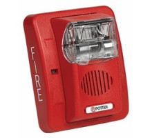 POTTER ELECTRIC  4890030  HS-24WR              Candela Strobe and Horn, Screw Clamp Terminal, Wall Mount, 62 to 82 dBA Sensitivity, 24 Volt DC, 4.5