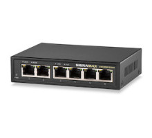 SIGNAMAX  FO-SC10110      4 10/100/1000 Port Gigabit PoE+ Switch