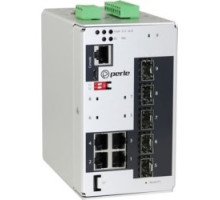 PERLE SYSTEMS 07013540   Industrial Managed Switch, 9 Ports, 4 x 10/100/1000Base-T Base-T RJ-45 Ports And 5 x 100/1000BASE-X SFP Slots empty , -40 To 75C Industrial Extended Operating Temperature
