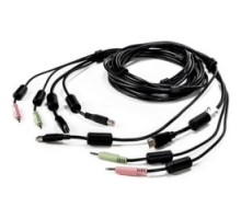VERTIV  CBL0127      AVOCENT KVM Cable - for Switch, Keyboard/Mouse, Audio/Video Device - 10 ft - USB, HDMI Video