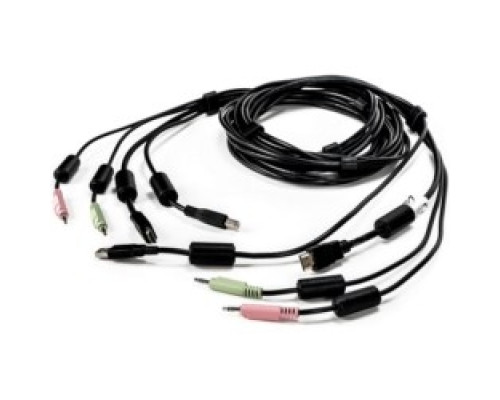 VERTIV  CBL0127      AVOCENT KVM Cable - for Switch, Keyboard/Mouse, Audio/Video Device - 10 ft - USB, HDMI Video