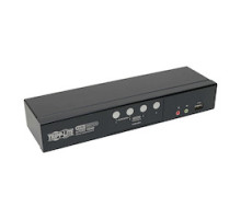TRIPP LITE  B004-HUA4-K      Keyboard Video Mouse, 4-PORT HDMI/USB KVM SWITCH, WITH AUDIO/VIDEO AND USB, PERIPHERAL SHARING