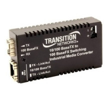 LANTRONIX M/GE-ISW-LC-01   Media Converter, Mini, 10/100/1000Base-T RJ45 to 1000Base-SX, Multimode, 24 to 36 Volt AC, 12 to 24 Volt DC, 1.2 Watt, 10240 Byte Frame, 1.8