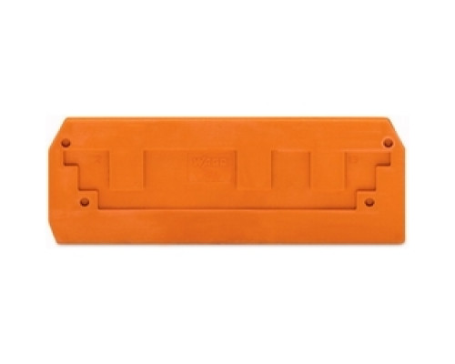 WAGO CORPORATION  284-339      TERMINAL BLOCK END PLATE 3 CONDUCTOR 284 SERIES ORANGE