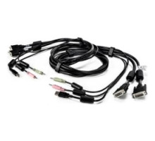 VERTIV  CBL0120      AVOCENT KVM Cable - for Keyboard/Mouse, KVM Switch - 6 ft - 2xDVI-I Video, 1xUSB, 2xAudio