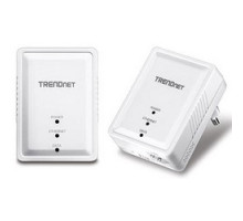TRENDNET TPL-406E2K   Nano Adapter Kit, 100 to 240 Volt AC at 50 to 60 Hertz, 200 Mbps Speed, 2 to 68 Megahertz Frequency Band, With 2 TPL-406E Adapter