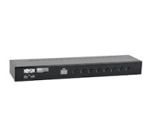 TRIPP LITE  B043-DUA8-SL      8-Port 1U Rack-Mount DVI / USB KVM Switch with Audio and 2-port USB Hub
