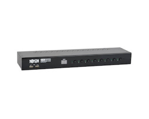 TRIPP LITE  B043-DUA8-SL      8-Port 1U Rack-Mount DVI / USB KVM Switch with Audio and 2-port USB Hub