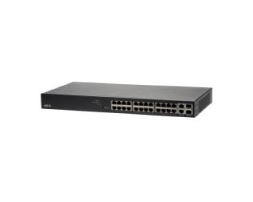 AXIS COMMUNICATIONS 01192-004 T8524 POE+ NETWORK SWITCH       Network Switch, 24-Channel, RJ45 10Base-T/100Base-TX/1000Base-T Uplink 24x PoE, RJ45/SFP 100Base-TX/1000Base-T 2x Combination, 100 to 240V AC, 370W, Metal, Black,