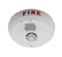 SYSTEM SENSOR  PC2WLED               L-SERIES LED HORN STROBE,   2-WIRE, INDOOR, CEILING,   WHITE, MARKED FIRE